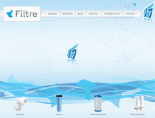 Tablet Screenshot of filtre.com.br